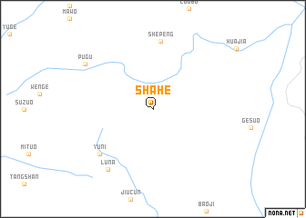 map of Shahe