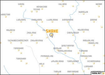 map of Shahe