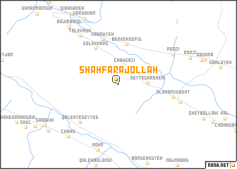 map of Shāh Farajollāh