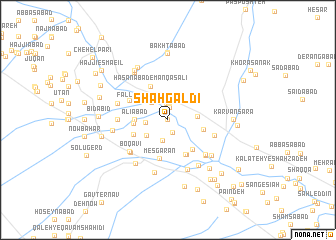 map of Shāh Galdī