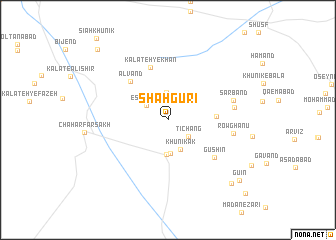 map of Shāh Gūrī