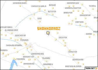 map of Shāh Hormoz