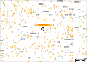 map of Shahidāno Kats