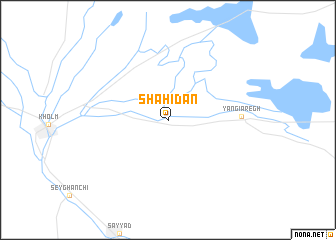 map of Shahīdān