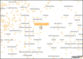 map of Shahīdān