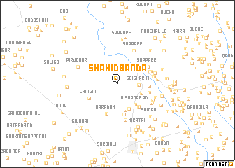 map of Shahīd Bānda