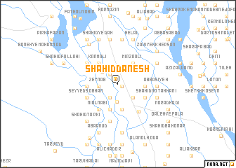 map of Shahīd Dānesh