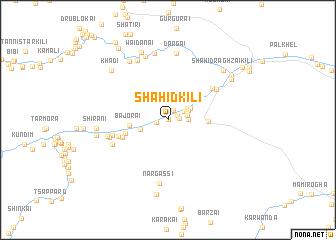 map of Shahīd Kili