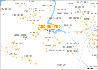 map of Shahīd Mena