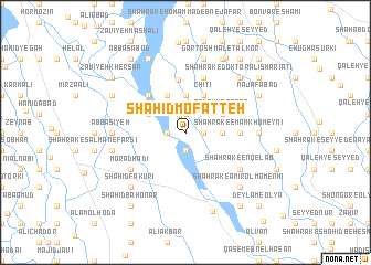 map of Shahīd Mofatteh