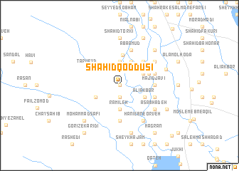 map of Shahīd Qoddūsī