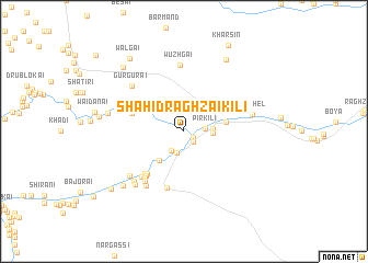 map of Shahīd Raghzai Kili