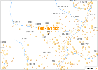 map of Shahīd Takai