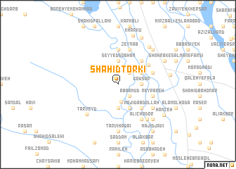 map of Shahīd Torkī