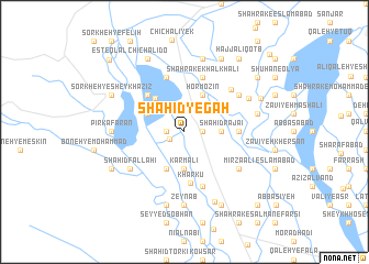 map of Shahīd Yegāh