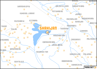 map of Shahījān