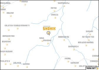 map of Shāhīk