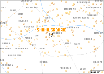 map of Shāhil Sadhāio