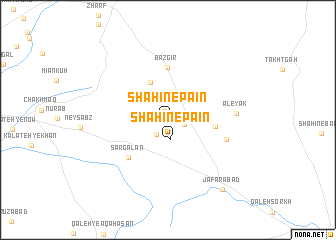 map of Shāhīn-e Pā\