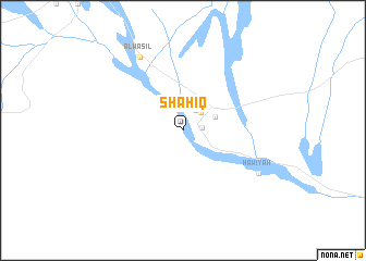 map of Shāhiq