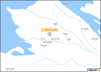 map of Shāhiwāl