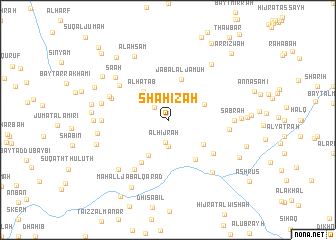 map of Shāḩizah