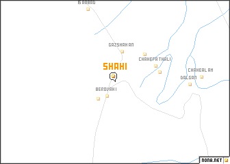 map of Shāhī