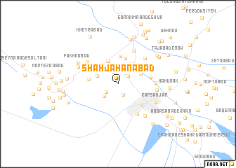 map of Shāh Jahānābād