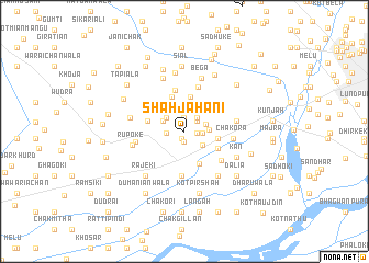 map of Shāh Jahāni