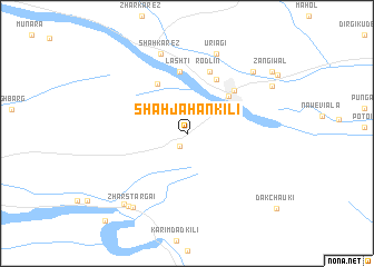 map of Shāh Jahān Kili