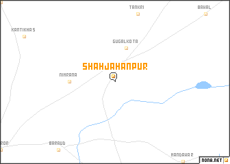 map of Shāhjahānpur