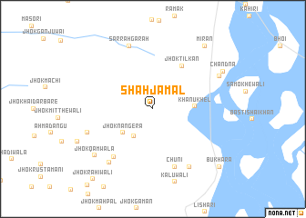 map of Shāh Jamāl