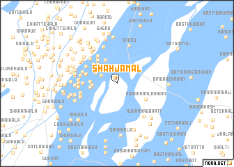 map of Shāh Jamāl