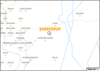 map of Shāh Kapūr