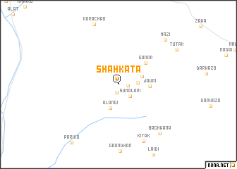 map of Shāh Kata