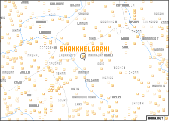 map of Shāhkhel Garhi