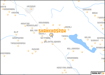 map of Shāh Khosrow