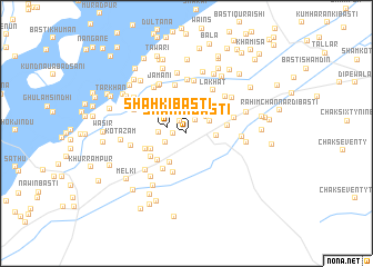 map of Shāh ki Basti