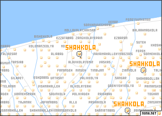 map of Shāh Kolā