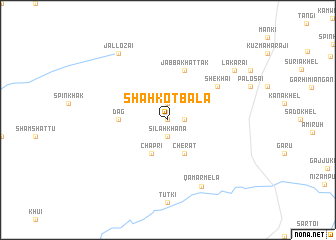 map of Shāhkot Bāla