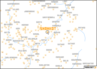 map of Shāhkot