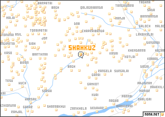 map of Shāh Kuz