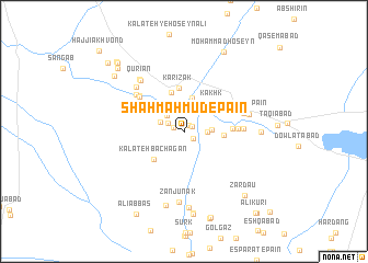 map of Shāh Maḩmūd-e Pā\