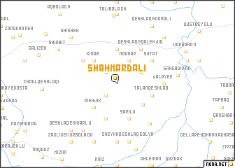 map of Shāh Mard‘alī