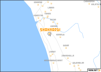 map of Shāh Mardī