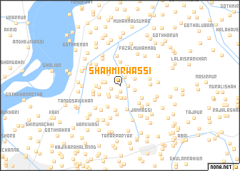 map of Shāhmīr Wassi