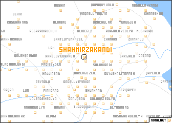 map of Shāh Mīrzākandī