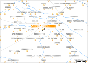 map of Shāh Moḩammad