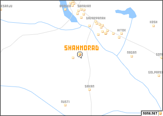 map of Shāh Morād