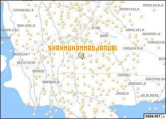 map of Shāh Muhammad Janūbi